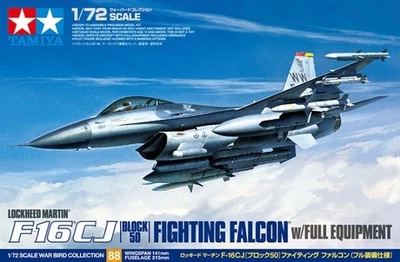 Tamiya F16CJ (BLOCK 50) fighting falcon w/full equipment scala 1:72  cod.60788 - Immagine 1 di 4