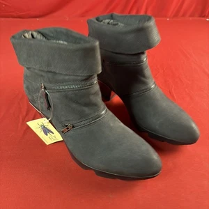 Fly London Olan Bootie - Black - Women’s Size 40EU | 9-9.5US - Picture 1 of 12