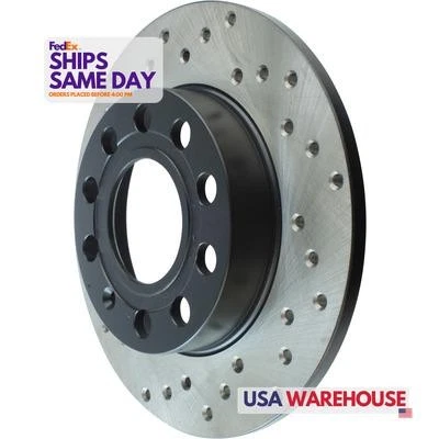 Stoptech 128.33106R, One Sport Drilled R otor Black Iron Performance Racing Part - Image 1 of 4