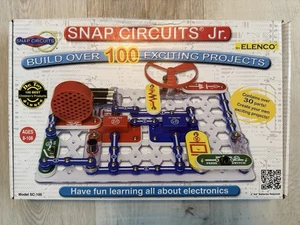 ELENCO Snap Circuits Jr. 100 Experiments Electronics Discovery Kit Set Complete - Picture 1 of 5