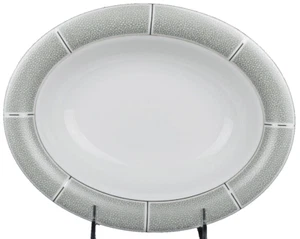 WEDGWOOD Shagreen Jade servizio piatti ovale aperto verdure nuovo - Foto 1 di 7