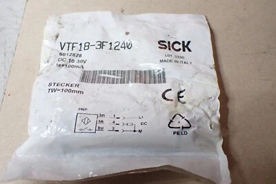 SICK PhotoElectric Sensor 3...100mm range -- VTF18-3F1240 -- 6012828 - Image 1 of 4
