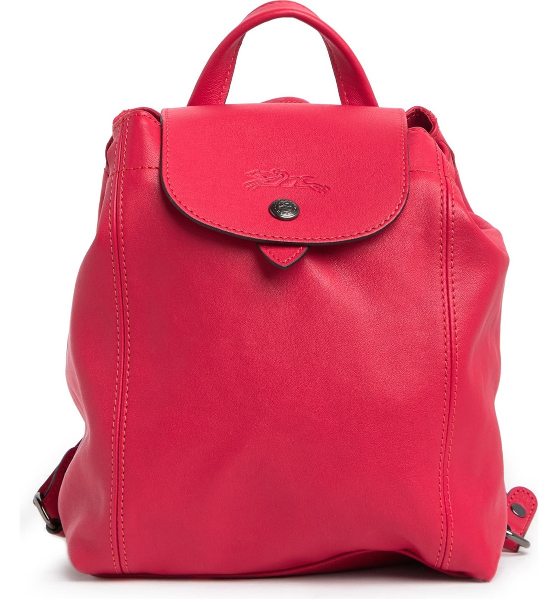 ベストセラー ★ Longchamp ★ LE PLIAGE バックパック レッド Longchamp Bags | Longchamp Le Pliage Cuir Xs Backpack Cherry