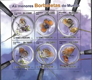 SAO TOME & PRINCIPE - 2010 MNH "Mini MARIPOSAS" ¡Hoja de recuerdo!!! - Imagen 1 de 1