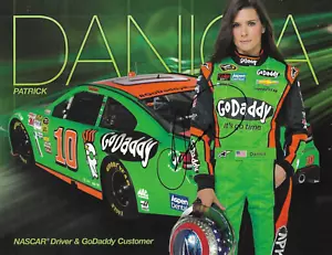 2014 Danica Patrick Godaddy.Com SHR Signed 8.5x11 Photo Hero Card W/ COA - Picture 1 of 1