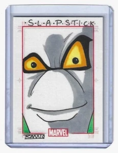 2010 MARVEL 70TH ANNIVERSARY - SKETCH CARD by RICH MOLINELLI of Slapstick - Picture 1 of 2