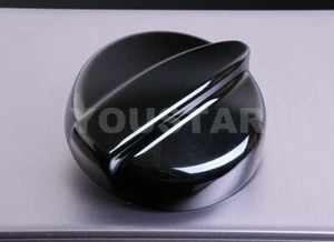 DELUXE GLOSS BLACK Petrol Cap Gas Fuel Tank Cover for MINI Cooper S R53 01-06 - Picture 1 of 9