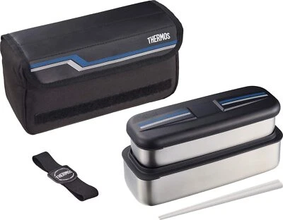 THERMOS DSD-1104W Lunch Box Stainless Bento Heat Preservation 1100ml From Japan - Image 1 of 3