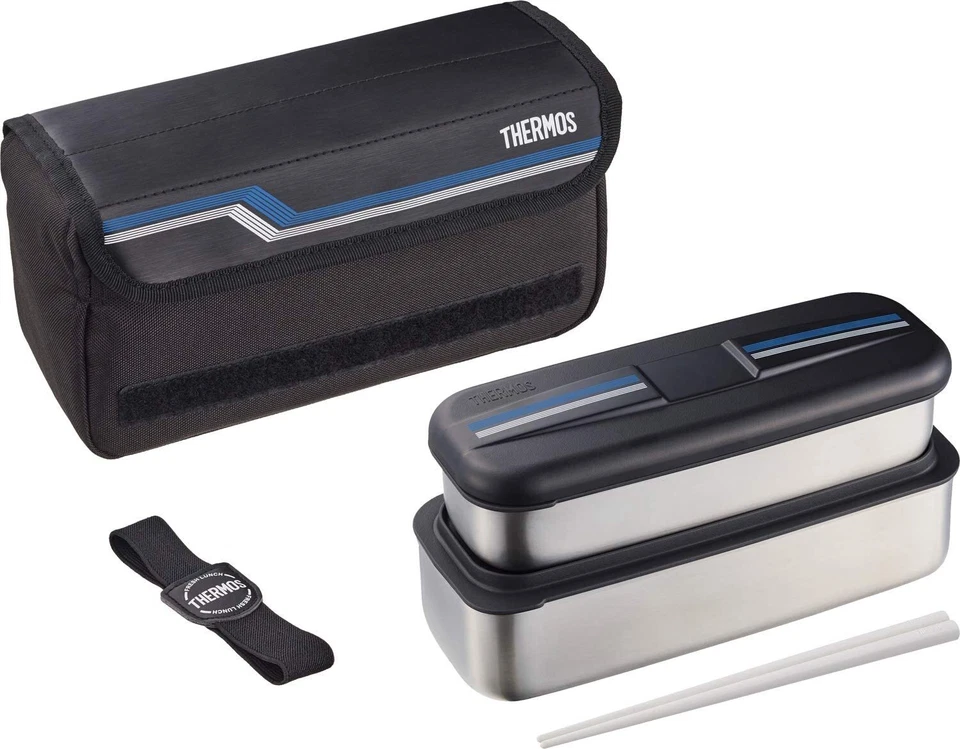 Fiambrera THERMOS DSD-1104W acero inoxidable Bento conservación de calor 1100 ml de Japón Foto 1 de 3