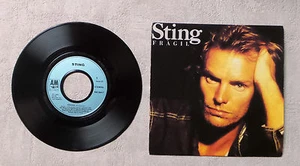 VINYLE 45T 7" SP MUSIQUE / STING "FRAGILE / FRAGIL (PORTUGESE)" 1988 A&M RECORDS - Picture 1 of 2