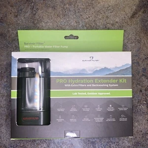 Survivor Filter PRO Water Pump Hydration Extender Kit Backwashing System NIB - Picture 1 of 9