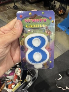 Unique Number 8 Birthday Candle New!!! - Picture 1 of 2