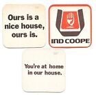 Set 3 IND COOPE BREWERY Beermats Cat 280 to 282 Issued  1975