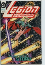 Legion of Super-Heroes 1989 series # 9 very fine comic book