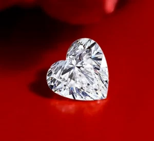 Lose CVD Lab-Grown Diamant 8,00 mm Herz - Farbe D - Reinheit FL zertifiziert - Bild 1 von 6