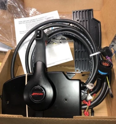 Mercury Mariner 14 Pin Power Trim Outboard Remote Control Box with 15ft Harness - Image 1 of 4