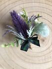 Thistle buttonhole, Wedding boutonnire, Groom And Best Man Buttonhole