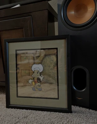 Pintura a mano Jiminy Cricket Cel de Disney años 50/como nueva/perfecto estado  Foto 1 de 4