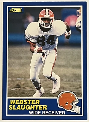 1989 Score Football Webster Slaughter Cleveland Browns #41 - Image 1 of 2