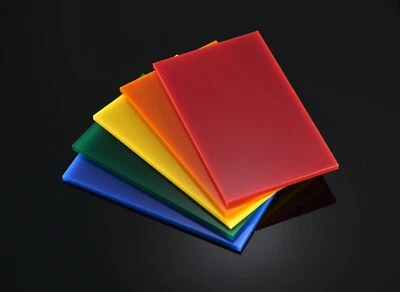 Plexiglas® acrylic glass 3 mm blue yellow red green orange plate circle desired size - Image 1 of 4