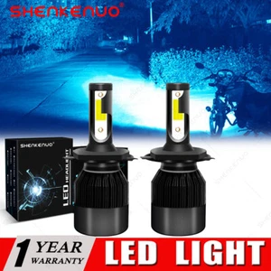 2 8000K Bright LED headlight bulbs for Honda 1997 GL1500CT A VALKYRIE TOURER US - Picture 1 of 12