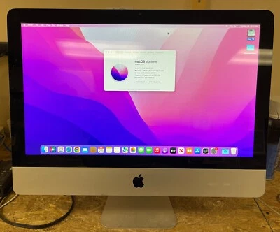 Apple iMac 21.5-inch April 2011 3.06GHz Intel Core i3 (MC508LL/A) w/os12.7.3 - Image 1 of 3