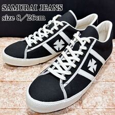 Samurai Jeans Automobile Club Canvas Sneakers Black