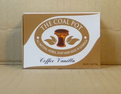 THE COALPOT 113gr. Coffee Vanilla Herbal Soap/Seife, VEGAN, all natural, The Coal Pot