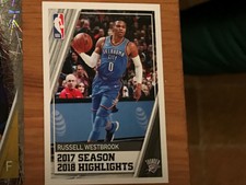 2018-19 Panini NBA album sticker - Russell Westbrook #2