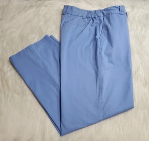 Sag Harbor Sport Petite Blue Dress Long Pants Size 10P Pockets Elastic Side V-19 - Picture 1 of 16
