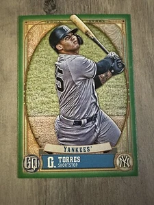 Gleyber Torres Green Parallel 2021 Gypsy Queen #37 New York Yankees - Picture 1 of 2