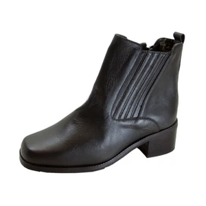 👢 PEERAGE Mya Women's Wide Width Leather Ankle Boots 👢 - Picture 1 of 6