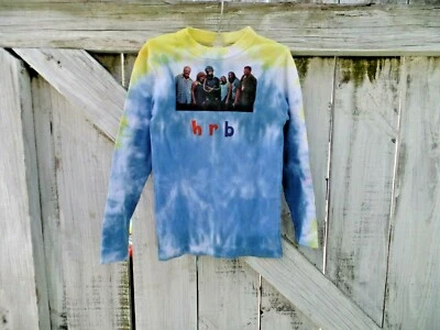 Tie Dye Long Sleeve T-Shirt Size 6 American Apparel Blue Music Reggae Rastafari - Image 1 of 4