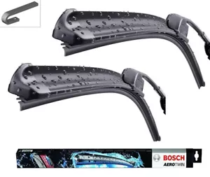 Front Bosch Windscreen Wiper Blades PORSCHE 911 2004>2012 - Picture 1 of 4