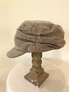 Gorra Scrunch Tweed Bronceada Talla Única para la mayoría de las Mujeres Boho - Imagen 1 de 9