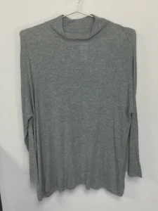 Lou & Grey Damen Größe XS Pullover mit Stehkragen grau Langarm kastig neu mit Etikett - Bild 1 von 9