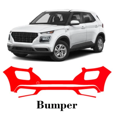 Front bumper PreCut PPF Paint Protection Film For Hyundai Venue 2020-2025 - Image 1 of 4