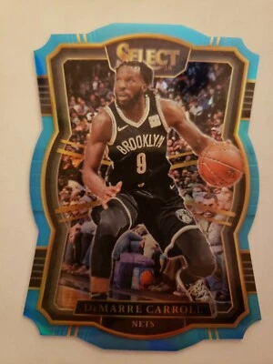 DeMARRE CARROLL 2017-18 SELECT DIECUT PRIZM PREMEIR LEVEL #'d 42/185. - Image 1 of 3
