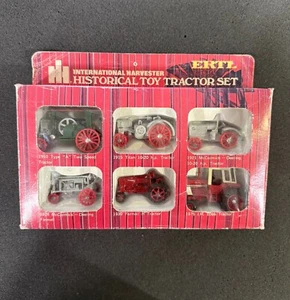 Vintage Ertl International Harvester Historical Toy Tractor Set 1/64th Set Of 6 - Picture 1 of 5