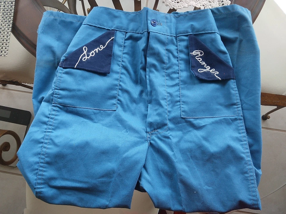  PANTALONES solo guardabosques solitario niño años 70 disfraz Foto 1 de 4