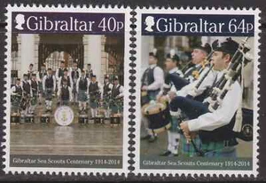 Gibraltar 2014 Sea Scouts Centenary set SG 1604-1605 MNH mint *COMBINED POST - Picture 1 of 1