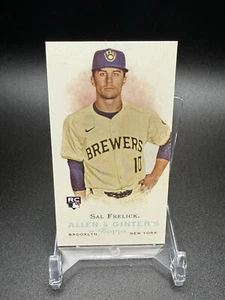 2024 Topps Allen & Ginter Sal Frelick Rookie Design Variation Mini #RD-9 Brewers - Picture 1 of 2