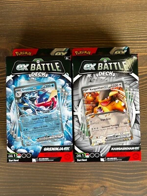 Set of 2 Pokemon TCG ex Battle Deck Greninja & Kangaskhan Sealed - Image 1 of 2