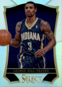 2013-14 Select Prizms Indiana Pacers Basketball Card #50 George Hill