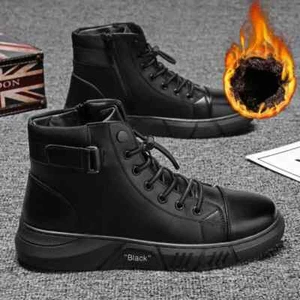 Botas De Motocicleta Para Hombre Zapatos Impermeabili Cómodos Con Plataforma - Foto 1 di 25