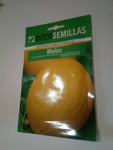 10 g de semillas de Melon Amarillo Canario en sobre original certificadas - Imagen 1 de 4