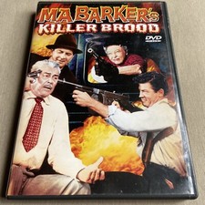 Ma Barker's Killer Brood (DVD 1960 B&W) John Dillinger Machine Gun Kelly Karn +