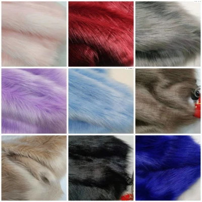 1M Faux Fur Plush Fabric Soft Thicken Sewing Material for Carpet Pillow Cover - Image 1 of 4