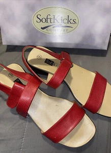 Softkicks Open Toe Sandals Summer Beach Holiday Casual Shoes Size 9 NWB - Picture 1 of 6