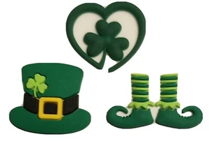 Luck of the Irish! 3PC Shoe Charm Set! NEW! For Shoes & More! Croc Compatible! - Picture 1 of 3